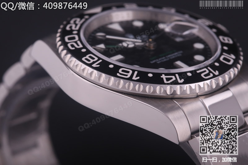 【CNB精品】劳力士Rolex格林尼治型II双时区计时机械男表116710LN