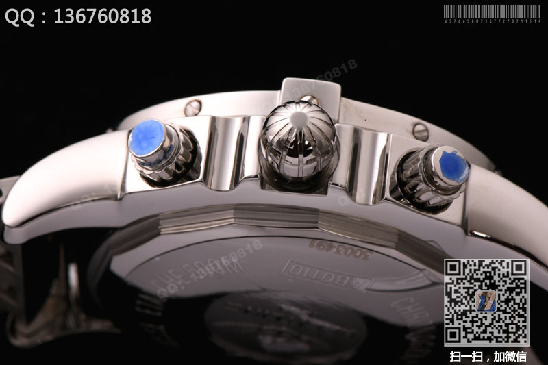 百年灵CHRONOMAT 44机械计时系列A042F61PA精钢表链腕表