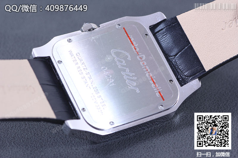 CARTIER卡地亚桑托斯系列WH100251镶钻石英腕表