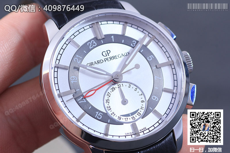 Girard-Perregaux芝柏男表系列49544-52-231-BB60双时区自动机械腕表