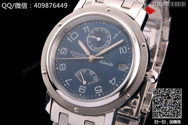 爱马仕CL2.810.230/3791腕表 自动机械男士精钢手表