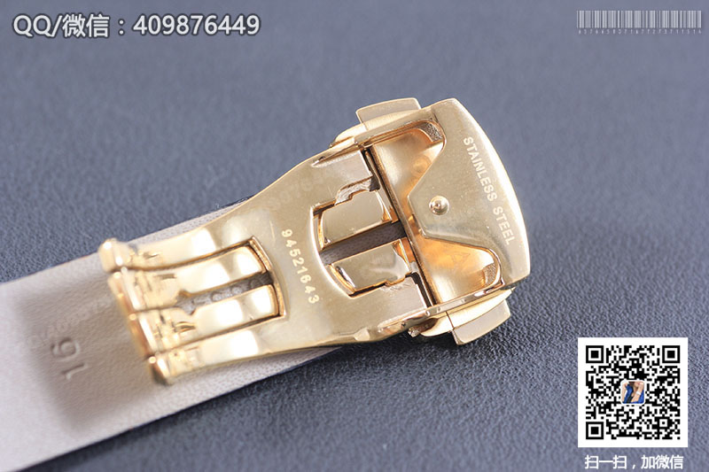 【V6完美版】OMEGA欧米茄碟飞系列LADYMATIC 425.63.34.20.51.002女士黑盘黄金机械腕表