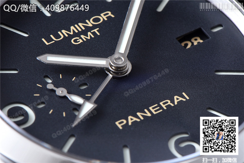 【Noob厂新版】高仿沛纳海Luminor 1950 3 Days GMT 现代款PAM00320 自动机械男表