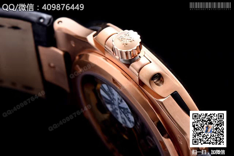 百达翡丽运动系列5711R 玫瑰金腕表镶钻版