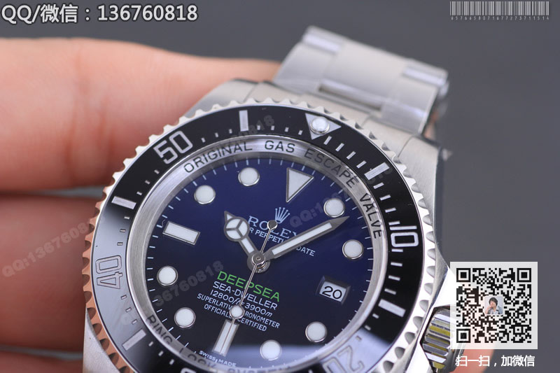 【V7版】Rolex劳力士海使型系列116660-98210 蓝盘腕表 渐变蓝鬼王