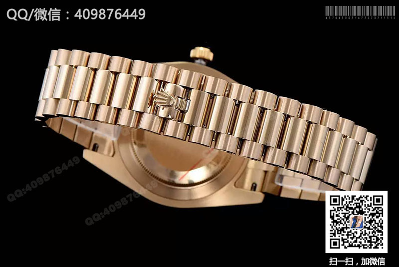 【精品】ROLEX劳力士星期日历型系列228238 黄金色盘机械腕表