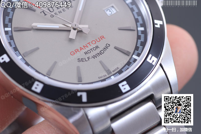 帝舵GRANTOUR系列20500N-95730灰盘腕表