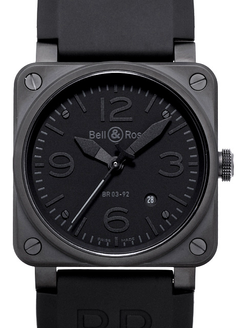 Bell & Ross柏莱士AVIATION系列BR03-92 PHANTOM-R腕表