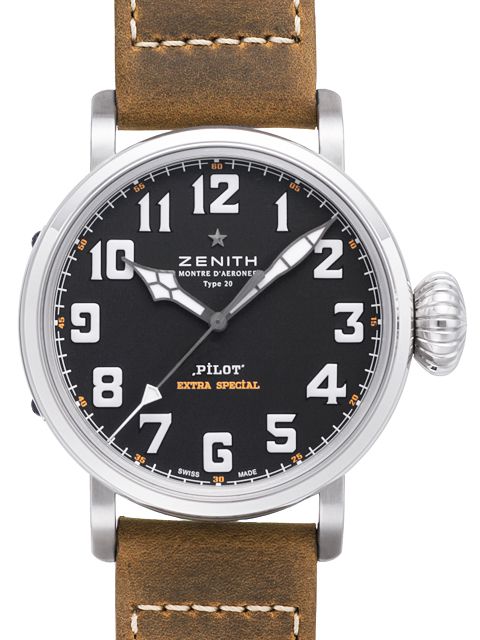 真力时Zenith飞行员系列自动机械腕表03.2430.3000/21.C738