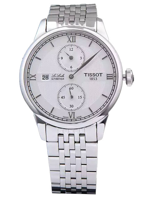 TISSOT天梭力洛克系列精钢机械腕表
