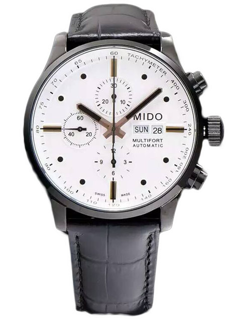Mido美度舵手系列M005.614.37.051.01 PVD白盘自动机械腕表