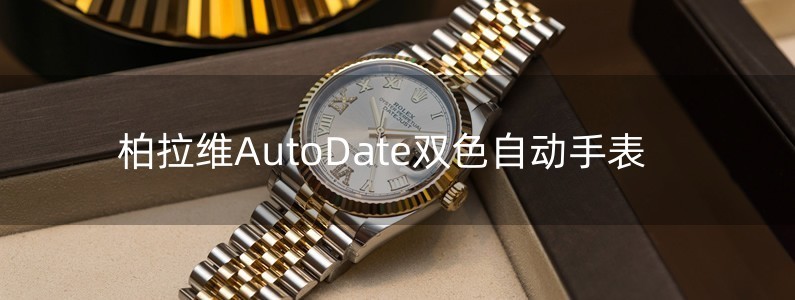 柏拉维AutoDate双色自动手表