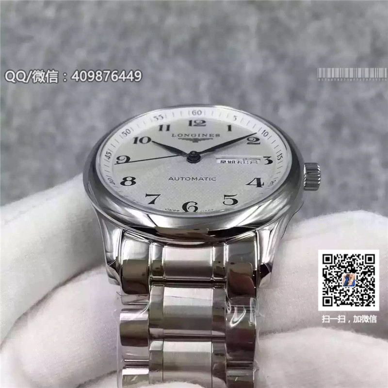 【JF厂】高仿浪琴名匠系列自动机械腕表L2.755.4.78.6 双历手表