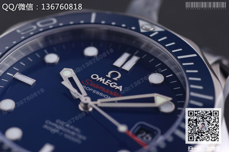 【精仿手表】欧米茄Omega海马系列自动机械潜水表212.30.36.20.03.001