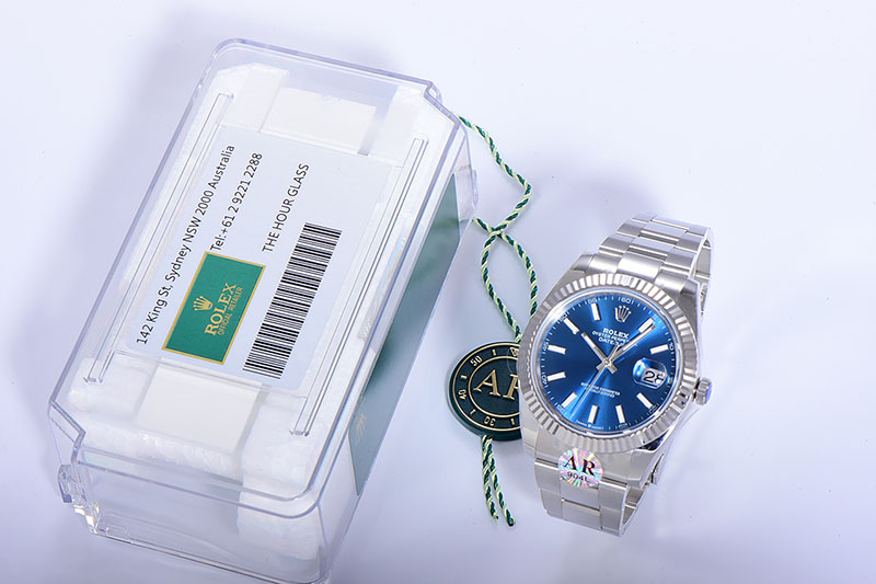 劳力士Rolex日志型系列DateJust 116234-0128机械男表（蓝色面）