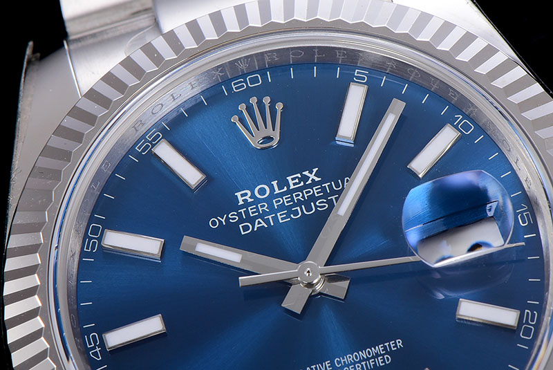 劳力士Rolex日志型系列DateJust 116234-0128机械男表（蓝色面）
