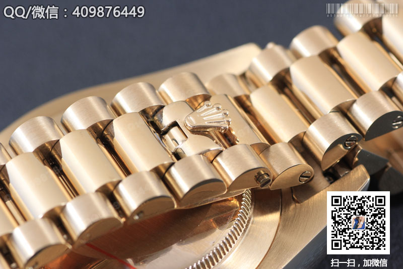 【完美版】劳力士星期日历型系列228238金盘腕表